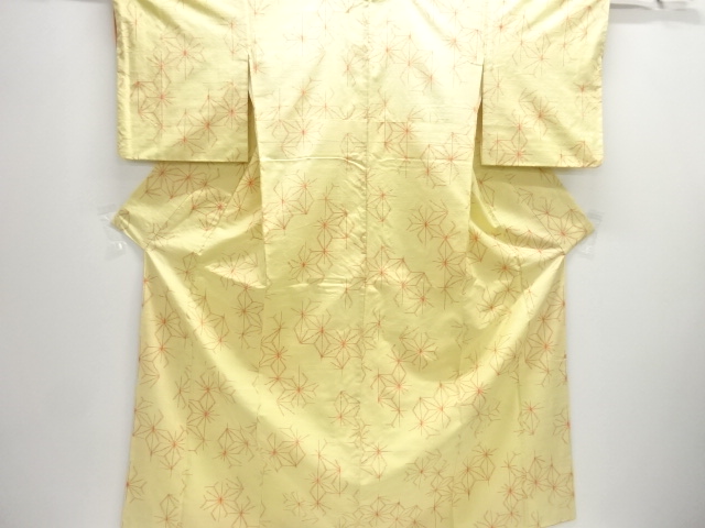 JAPANESE KIMONO / TSUMUGI / WOVEN ASANOHA
